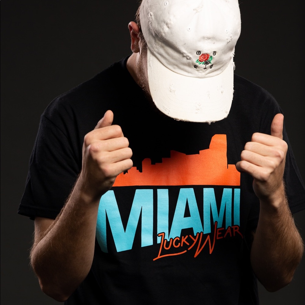 Miami Vice Skyline Tee 🍀